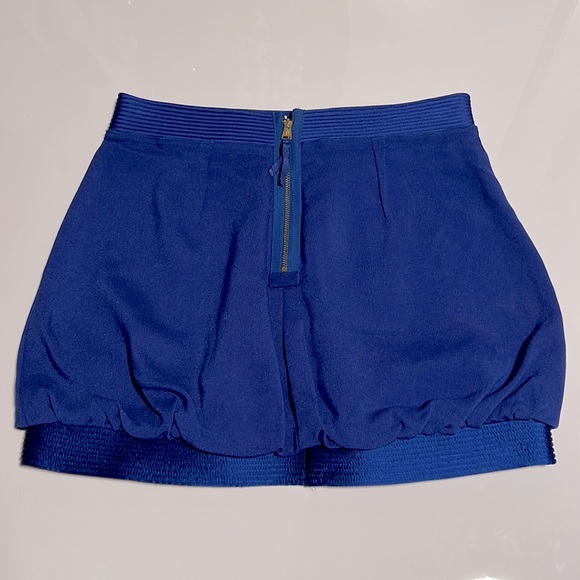BCBG Maxazaria Blue Mini Skirt - Picture 2 of 6
